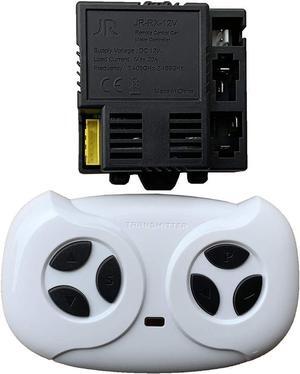 Yellow Four-Sided Socket JR-RX-12V Kids Powered Ride on car 2.4G Bluetooth Remote Control and Receiver Kit Controller Control Box Accessories for Children Electric Ride On Car Replacement Parts
