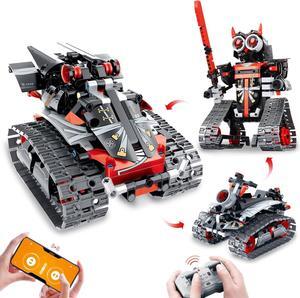 BEMITON Robot Building Toys STEM Projects for Kids Ages 6-10 8-12 and up, 3 in 1 Remote Control Car Coding Set, Educational Robotics Science Kit, Birthday for Teen Boys Girls