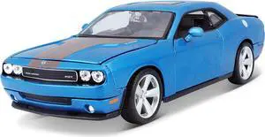 Maisto 1:24 Scale 2008 Dodge Challenger SRT8 Diecast Vehicle (COLORS VARY) , Blue
