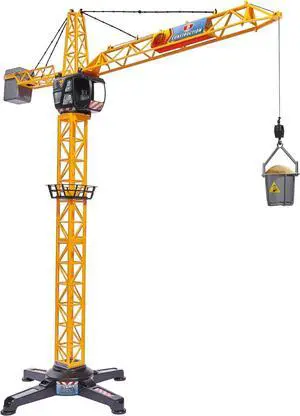 Dickie Toys 40" Giant Crane Playset , Yellow