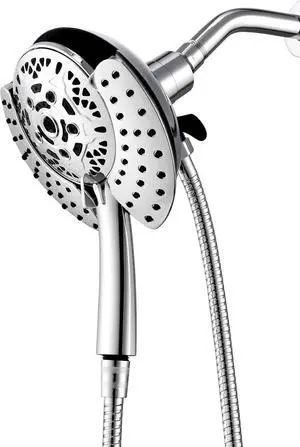Sproos - Handheld Shower Head High Pressure 3 Spray Functions Plus Pause Extra Long 70 Inch Hose - Eco-friendly Materials - Easy DIY Installation - High Pressure Performance - Green