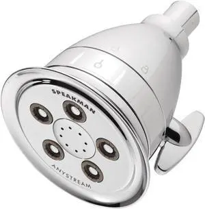 S-2005-HBF Hotel Pure Luxury Filtered Shower Head with Massage Setting 2.5 GPM Polished Chrome