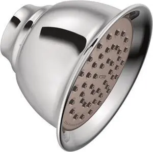 Moen Moenflo XL Chrome Single Function 4.38-Inch Diameter Showerhead, 6302