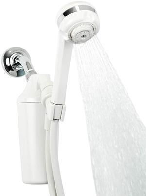 Aquasana Shower Filter | Dermatologist-recommended for softer, healthier skin & hair | Proven to reduce 90% of chlorine for 6 months | High pressure | Handheld wand shower head | AQ-4105