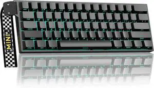 Aula MINI60 HE PRO - 60% Mechanical Gaming Keyboard Wireless, Hall Effect Magnetic Switch Hot Swappable, Rapid Trigger Mode, 8000 Hz Polling Rate, 60 Percent Compact Design (Black) Aula MINI60 HE PRO - 60% Mechanical Gaming Keyboard Wireless, Hall Effect Magnetic Switch Hot Swappable, Rapid Trigger Mode, 8000 Hz Polling Rate, 60 Percent Compact Design (Black)