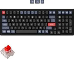 Keychron K4 Pro Custom Mechanical Keyboard with Hot-Swappable K Pro Red Switch, QMK/VIA Programmable Macro Wireless Bluetooth/Wired USB Keyboard White LED Backlit for Mac Windows Linux Keychron K4 Pro Custom Mechanical Keyboard with Hot-Swappable K Pro Red Switch, QMK/VIA Programmable Macro Wireless Bluetooth/Wired USB Keyboard White LED Backlit for Mac Windows Linux
