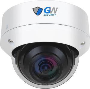 GW Security 12MP Outdoor/Indoor PoE IP Microphone Dome Security Camera (GW1253301M)