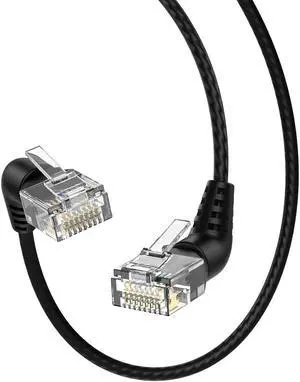 CAT6A Ethernet Cable UTP Booted, 360° Rotation CAT6A LAN Network Cable with RJ45 Connector, 32AWG 10Gbps 500MHz Patch Cord High Speed for Gaming, PS5, Xbox, Modem,PC, 0.25m/0.82ft CAT6A Ethernet Cable UTP Booted, 360° Rotation CAT6A LAN Network Cable with RJ45 Connector, 32AWG 10Gbps 500MHz Patch Cord High Speed for Gaming, PS5, Xbox, Modem,PC, 0.25m/0.82ft