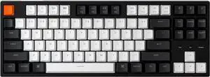 Keychron C1 Mac Layout Wired Mechanical Keyboard, Gateron G Pro Red Switch, Tenkeyless 87 Keys ABS keycaps Computer Keyboard for Windows PC Laptop, White Backlight, USB-C Type-C Cable