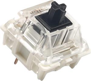 Pack of Gateron ks-9 G PRO Switches for Mechanical Gaming Keyboards | Plate Mounted | Pre Lubed (Gateron PRO Black, 65 Pcs)