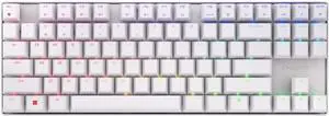 Cherry MX 8.2 TKL Wireless Gaming Keyboard. Compact TenKeyLess. Mechanical 87 Keys RGB Backlit Keys ABS Keycaps. MX Red Switch. Aluminum Carrying Case Included.