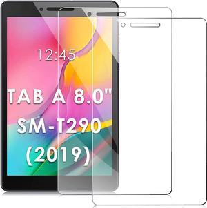 DETUOSI 2PACK Screen Protector for Samsung Galaxy Tab A 80 2019 SMT290T295T297 UltraClearCase FriendlyTouch SensitiveBubble FreeAntiScratch Mica Galaxy Tab A 80 Inch Tempered Glass
