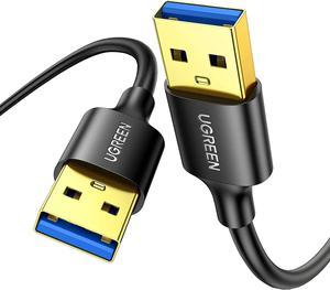 UGREEN USB to USB, 5 Gbps USB 3.0 Cable, Nylon Durable Male to Male Cable, Compatible with Hard Drive, Cooling Fan/pad, Camera, DVD Player, TV, Flash Light, Hub, Monitor, Speaker, and More 6.6 FT