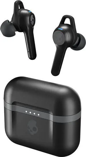 Indy Evo in-Ear Wireless Earbuds 30 Hr Battery Microphone Works with iPhone Android and Bluetooth Devices - Black