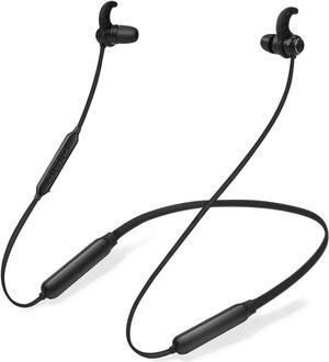 Avantree NB16 Bluetooth Neckband Headphones Earbuds for TV PC, No Delay, 20 Hrs Playtime Wireless Earphones with Mic, Magnetic, Light & Comfortable, Compatible with iPhone Cell Phones, Workout Gym