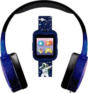 PlayZoom 2 Kids Smartwatch & Headphones - Video Camera Selfies STEM Learning Educational Fun Games, MP3 Music Player Audio Books Touch Screen Sports Digital Watch Gift for Kids Toddlers Boys Girls PlayZoom 2 Kids Smartwatch & Headphones - Video Camera Selfies STEM Learning Educational Fun Games, MP3 Music Player Audio Books Touch Screen Sports Digital Watch Gift for Kids Toddlers Boys Girls