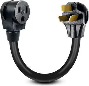 NEMA 10-50P to Welder 6-50R Welding Adapter Cord 50A 250V6 AWG*3C NEMA 10-50P to Welder 6-50R Welding Adapter Cord 50A 250V6 AWG*3C