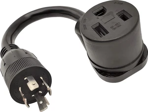 Parkworld 691920A Generator to Welding Adapter Cord NEMA L14-20 Plug 4-Prong 20A Locking Male to Welding NEMA 6-50 Receptacle 50A Female Parkworld 691920A Generator to Welding Adapter Cord NEMA L14-20 Plug 4-Prong 20A Locking Male to Welding NEMA 6-50 Receptacle 50A Female
