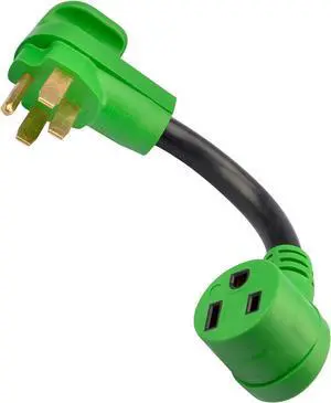 RVMATE Welder Adapter Cord 50 Amp to 50 Amp, NEMA 14-50P to 6-50R | Electrical RV Converter, 12 Inch RVMATE Welder Adapter Cord 50 Amp to 50 Amp, NEMA 14-50P to 6-50R | Electrical RV Converter, 12 Inch