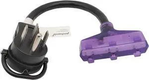 Parkworld 886245 RV 50 amp to 110v Adapter Cord, 220v to 110v Adapter Plug NEMA 14-50P Male with Handle to (3) 5-15R Household Tri Outlet Female with Lighted Parkworld 886245 RV 50 amp to 110v Adapter Cord, 220v to 110v Adapter Plug NEMA 14-50P Male with Handle to (3) 5-15R Household Tri Outlet Female with Lighted