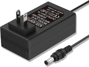 24V 1A Power Supply Adapter, 24V 1A AC DC Adapter, AC 100-240V to DC 24V, 5.5X 2.5mm DC Plug, Input 110V-240V, Output 24V 1A 24W, with DC Female Connector (24V 01A 24W)
