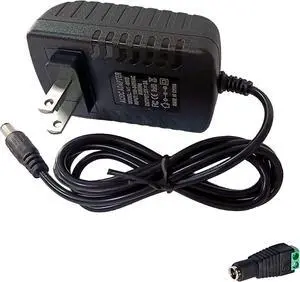 5V 3A DC Power Supply Adapter AC 100V240V to DC 5V 3A Max 15W 5.5x2.5mm Plug for LED Lights CCTV Routers Security Systems