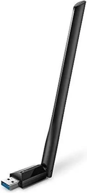 USB WiFi Adapter for Desktop PC AC1300 USB 3.0 Wireless Dual Band Network Adapter with High Gain Antenna(Archer T3U Plus) MU-MIMO Windows 11/10/8.1/8/7/XP Mac OS 10.9-10.15