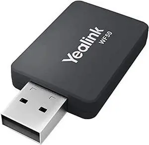 Yealink WF50 Wi-Fi Adapter For IP Phone/USB/External - Black Yealink WF50 Wi-Fi Adapter For IP Phone/USB/External - Black
