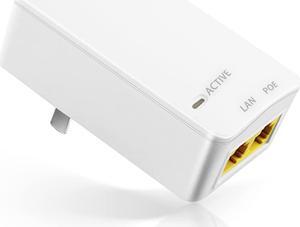 Procet Gigabit 802.3af PoE Injector - PoE Adapter Wall Plug - Extend Power to 328 Feet Active Auto Negotiation af Standard PD 48 Volt 15 watt 0.32 amp Power Supply UL Listed 62368