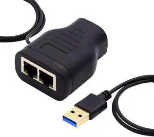 NFHK 100Mbps STP UTP RJ45 8P8C Plug to Dual RJ45 HUB Splitter Network Ethernet Switcher Adapter NFHK 100Mbps STP UTP RJ45 8P8C Plug to Dual RJ45 HUB Splitter Network Ethernet Switcher Adapter