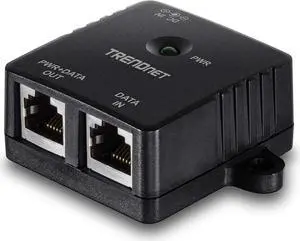 TRENDnet Gigabit Power Over Ethernet Injector, TPE-113GI (Version 3.0R), Full Duplex Gigabit Speeds, Connect Devices Up to 100m (328 ft), Wall Mount, Connect Network Devices Up to 100M (328 ft.)