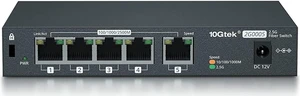 5-Port 2.5G Multi-Gigabit Ethernet Network Switch, 5 x 2.5GBASE-T Compatible with 10/100/1000/2500Mbps, Plug & Play | Ethernet Splitter 5-Port 2.5G Multi-Gigabit Ethernet Network Switch, 5 x 2.5GBASE-T Compatible with 10/100/1000/2500Mbps, Plug & Play | Ethernet Splitter