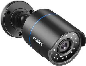SANNCE 1080P Security Camera AHD/TVI/CVI/CVBS 4-in-1 CCTV Camera IP66 Weatherproof Analog CCTV Surveillance Bullet Camera Indoor Outdoor, 100ft Night Vision, No Power Supply and Cable, Only A Camera