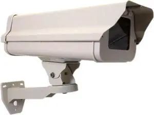 2 in One Aluminum Housing CCTV Security Surveillance Outdoor Camera Box Weatherproof Heavy Duty + Wall Mount Adjustable Mount Bracket Kit for CCTV Surveillance Cameras System