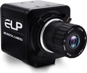 ELP USB Camera Manual Zoom 4mm Lens Prototype Camera 2Megapixel 1080p Webcam Cmos OV2710 Webcamera High fps 100fps Web Cam Security Surveillance Dog Pet Baby Video Monitoring USB Cameras for Most OS