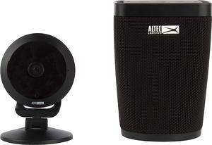 Altec Lansing Voice Activated Smart Security System, Includes Google Live Speaker and Panoramic HD Camera, Built in Google Assistant, Two Way Intercom, ASH-100