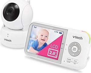 VTech Upgraded Smart WiFi Baby Monitor VM901, 5-inch 720p Display, 1080p  Camera, HD NightVision, Fully Remote Pan Tilt Zoom, 2-Way Talk, Free Smart
