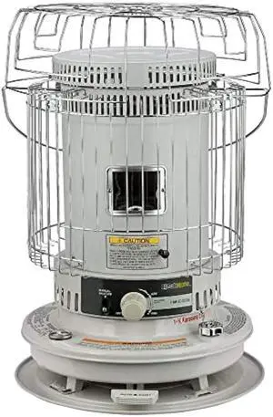 Sengoku Indoor & Outdoor Portable Kerosene Heater, 23,500 BTU, HeatMate, White - Cordless Space Heater for Home, Garage, Basement, and Camping