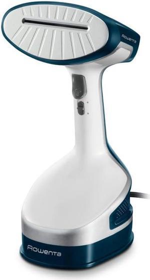 Rowenta X-Cel Plastic Handheld Steamer for Clothes 1600 watts 25-Second Fast Heat-Up, Powerful Continuous or On Demand Steam, 3in1 Attachment Portable, Ironing, Garment Steamer, Travel Must Have White