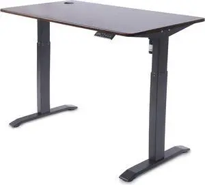 UNICOO Electric Height Adjustable Standing Desk, Electric Standing Workstation, Sit Stand Table, Home Office Compter Desk,Gaming Table, Whole-Piece Desktop 48 * 24 in (KT1001-MB)