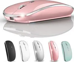 Bluetooth Mouse for iPad pro iPad Air Mac MacBook Pro MacBook Air MacBook Wireless Mouse Laptop Chromebook Win8/10/11 HP PC (Pink) Bluetooth Mouse for iPad pro iPad Air Mac MacBook Pro MacBook Air MacBook Wireless Mouse Laptop Chromebook Win8/10/11 HP PC (Pink)