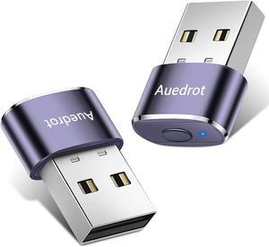 AUEDROT Mouse Jiggler Undetectable USB Mouse Mover with Switch Button, Automatic Mini Mouse Wiggler, Driver-Free, Plug & Play-Purple, 2 PCS