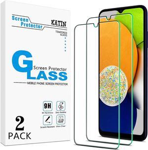 2Pack KATIN Tempered Glass for Samsung Galaxy A03s A03 A03 Core A02 A02s Screen Protector Anti Scratch Bubble Free Case Friendly