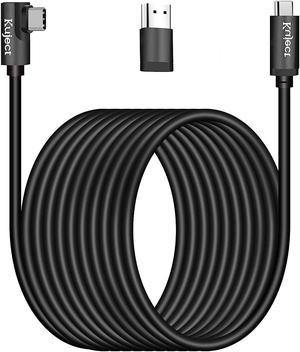 Kuject Compatible for Oculus Quest 2Link Cable 20FT, VR Headset Cable for Oculus Quest 2 / Quest 1, USB 3.0 Type C to C High Speed Data Transfer Charging Cord for Gaming PC & USB C Chargers