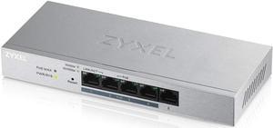 Zyxel 5-Port Gigabit Ethernet Web Managed PoE Switch with 60 Watt Budget GS1200-5HP