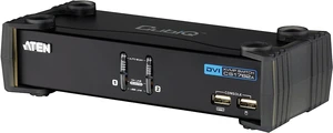 ATEN 2-Port USB 2.0 DVI KVMP Switch with Cables CS1762A (Silver) ATEN 2-Port USB 2.0 DVI KVMP Switch with Cables CS1762A (Silver)