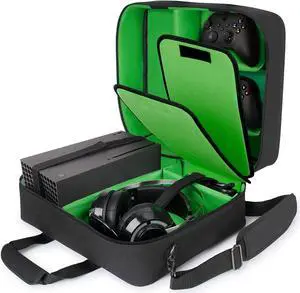 Xbox Series X Carrying Case - Xbox Console Travel Case Compatible with Series X, Controller, External Storage, Expansion Cards, Headset, Power Box, Storage Hard Drive and More Accessories
