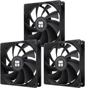 Thermalright TL-C12C X3 CPU Fan 120mm Case Cooler Fan, 4pin PWM Silent Computer Fan with S-FDB Bearing Included, up to 1550RPM Cooling Fan3 Quantities