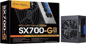 SilverStone Technology SST-SX700-G 700W SFX Fully Modular 80 Plus Gold PSU with Improved 92mm Fan and Japanese Capacitors.