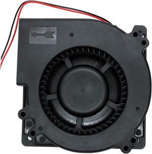 UTUO Brushless Radial Blower Dual Ball Bearing High Speed 12V DC Centrifugal Fan with XH-2.5 Plug 120mm by 120mm by 32mm (4.72x4.72x1.26 inch)